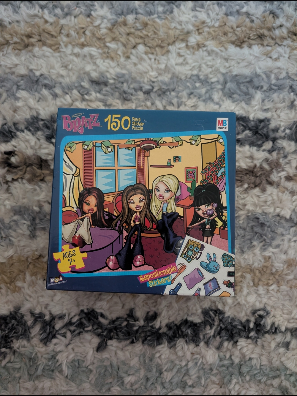 Y2K 2002 Bratz 150-Piece Puzzle With Stickers Brand New
